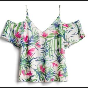 Cutout Shoulder Blouse